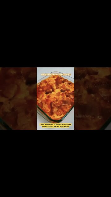MACARRÃO DE FORNO CREMOSO 🤤 | Receitas #Shorts