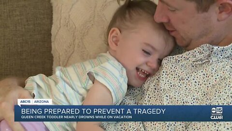 Queen Creek family nearly loses 2-year-old daughter in pool drowning