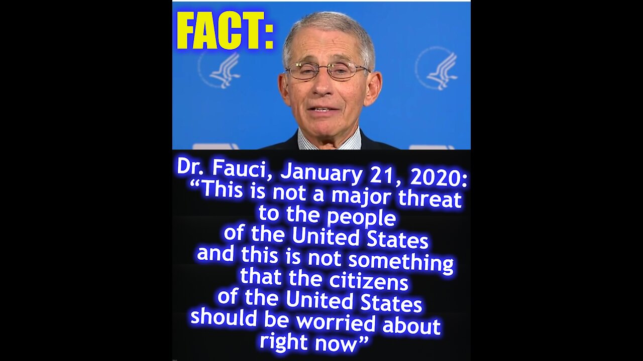 Crowdsource the Truth 3: Sunday with Charles – Dr. Fauci's Very Bad Medicine