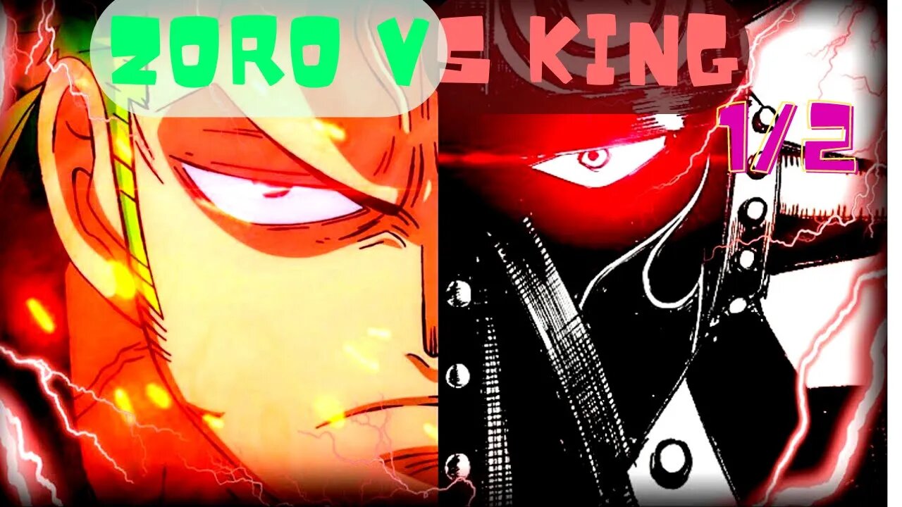 Zoro VS King - VEJA COMO FOI - Mangá EDIT COM MÚSICA COLORIDO - PARTE 1/2