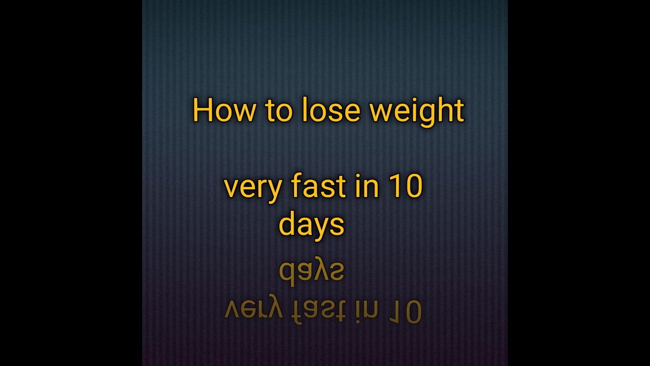 How to lose weight with out exercise or dite