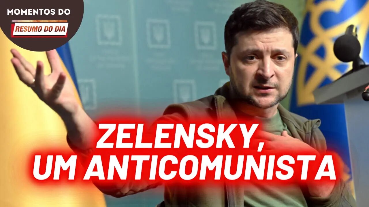 Zelensky, herói de alguns, intensifica "descomunização" | Momentos do Resumo do Dia