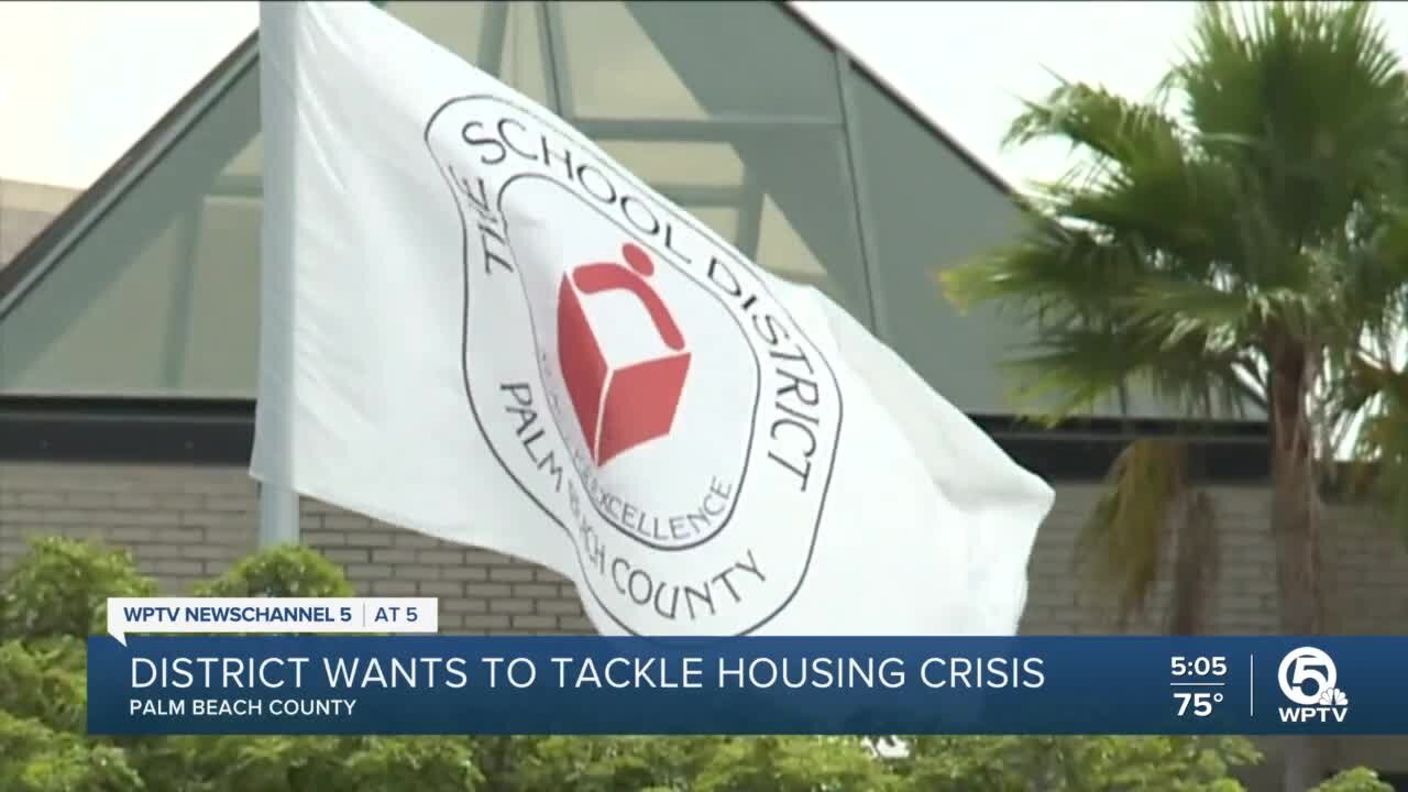 Could School District of Palm Beach County help employees find affordable housing?