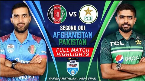 Pakistan Vs Afghanistan Match 2023 Highlights