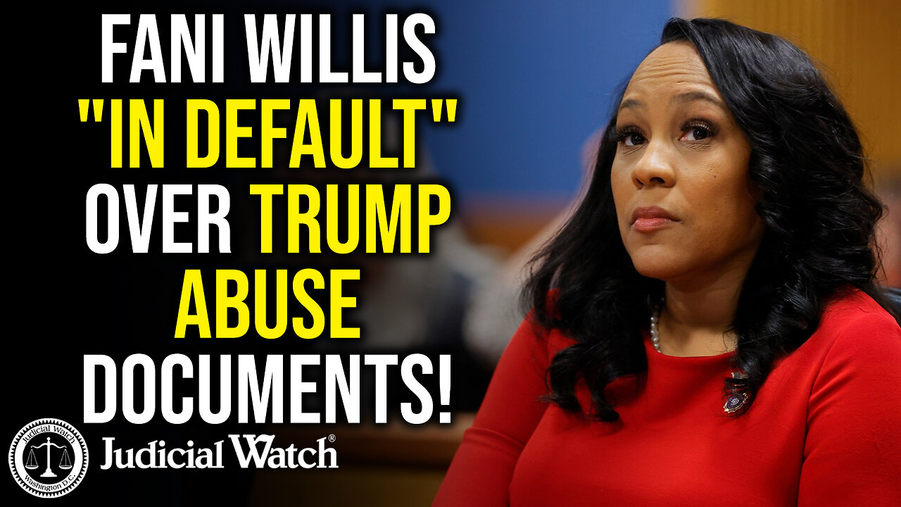 Fani Willis "In Default" Over Trump Abuse Documents!