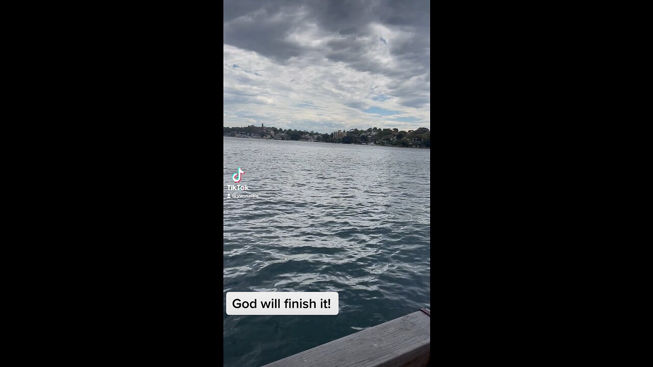 God will finish it!