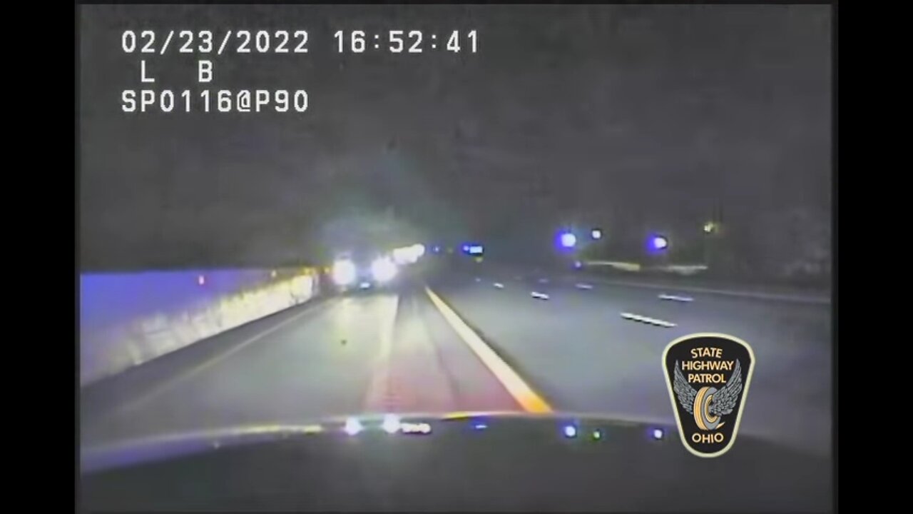 Ohio State Trooper Struck while Trying to Stop Impaired Wrong Way Driver