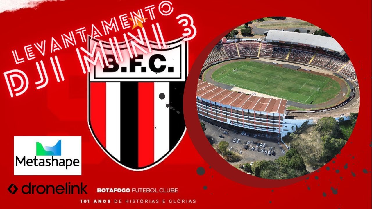 📡Levantamento com Drone DJI Mini 3 e Aplicativo DroneLink | Modelagem 3D do Estádio Sta Cruz🔝