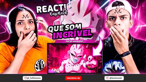 Rap do Majin Boo (Dragon Ball Z) - EU SOU UM CAOS | NERD HITS | [React em Casal RapNerd] 🔥