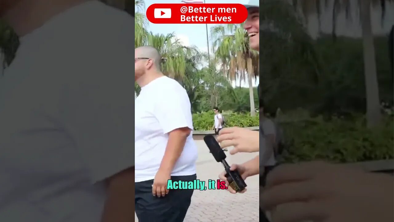 Fat G Calls out woman for no reason | Better Men, Better Lives #shorts