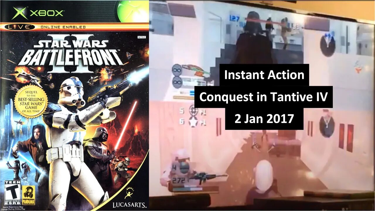 2 Jan 2017 - Conquest in Tantive IV - Star Wars: Battlefront II - 2pss - Instant Action GCW