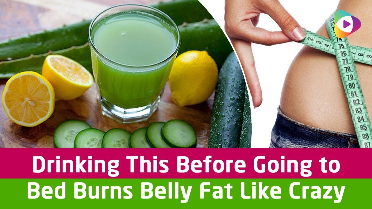 Drink This Before Going to Bed to Help Burn Belly Fat