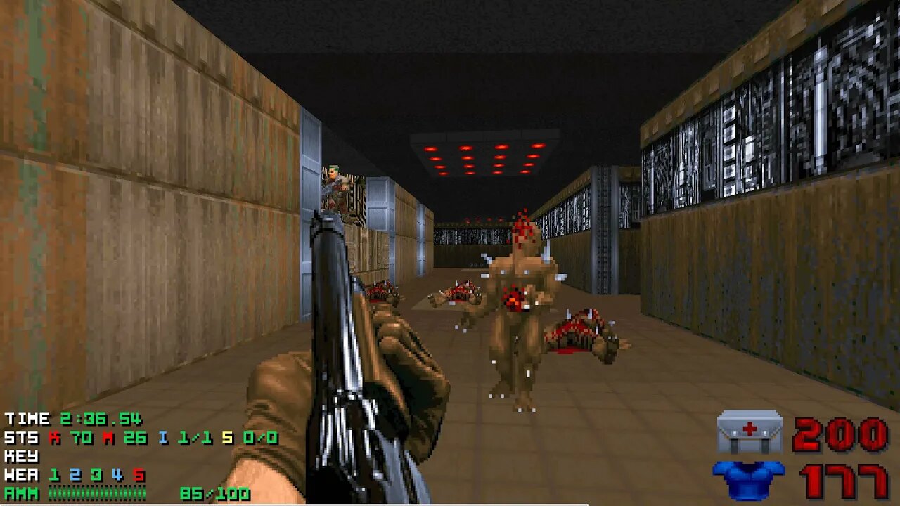 Doom 2 NoReason's Speedmaps 3 Level 12 UV with 101% in 3:53