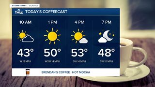 Mild weekend before a blustery Monday