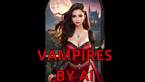 [AI Art Lookbook] Vampire under the red Moon