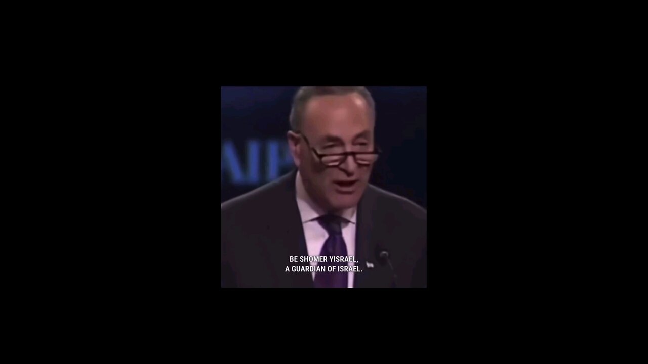 Zionist Occupied Government - Chuck Schumer