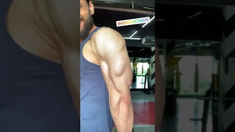 TRICEP GAINS - SHREDDED ZONE #shorts #youtubeshorts