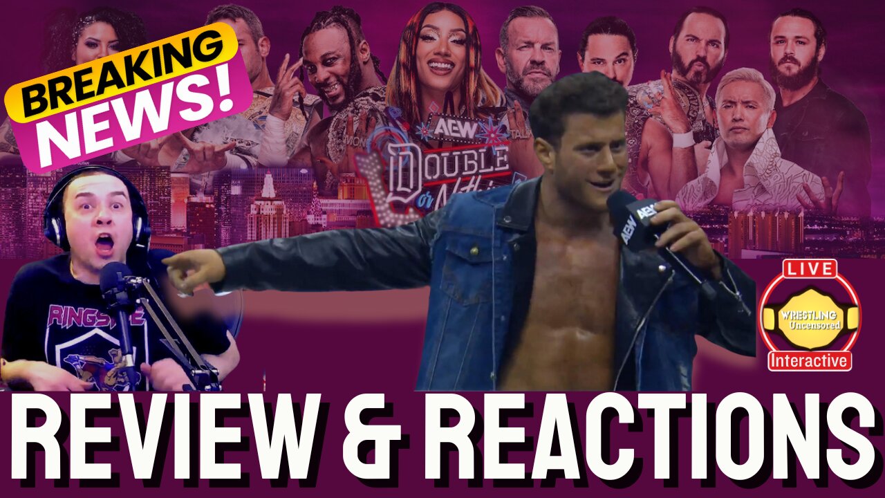 Game Changer ! #MJF Returns at AEW Double or Nothing 2024 | Reactions | 🟥