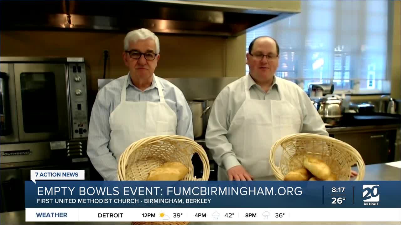 Empty Bowls event held at First United Methodist Church on Ash Wednesday