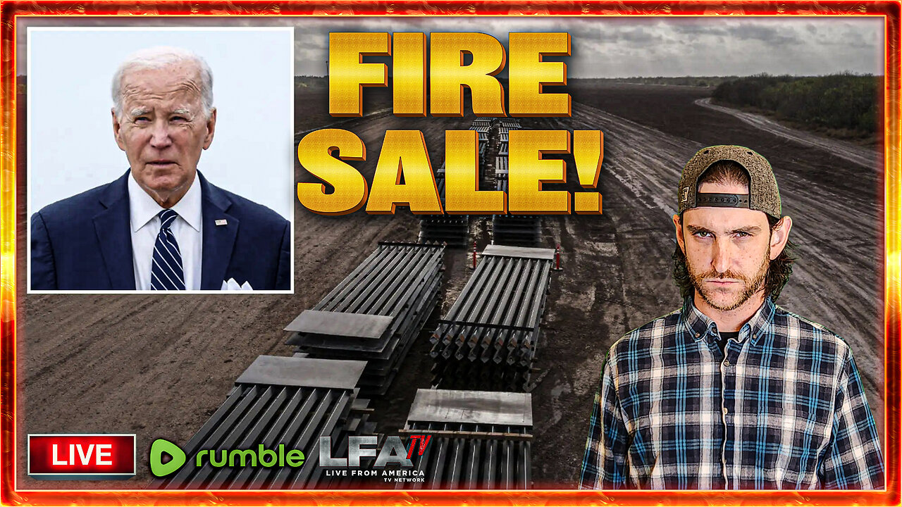 BIDEN IS SELLING TRUMP'S WALL ON CLEARANCE! | UNGOVERNED 12.13.24 5pm EST