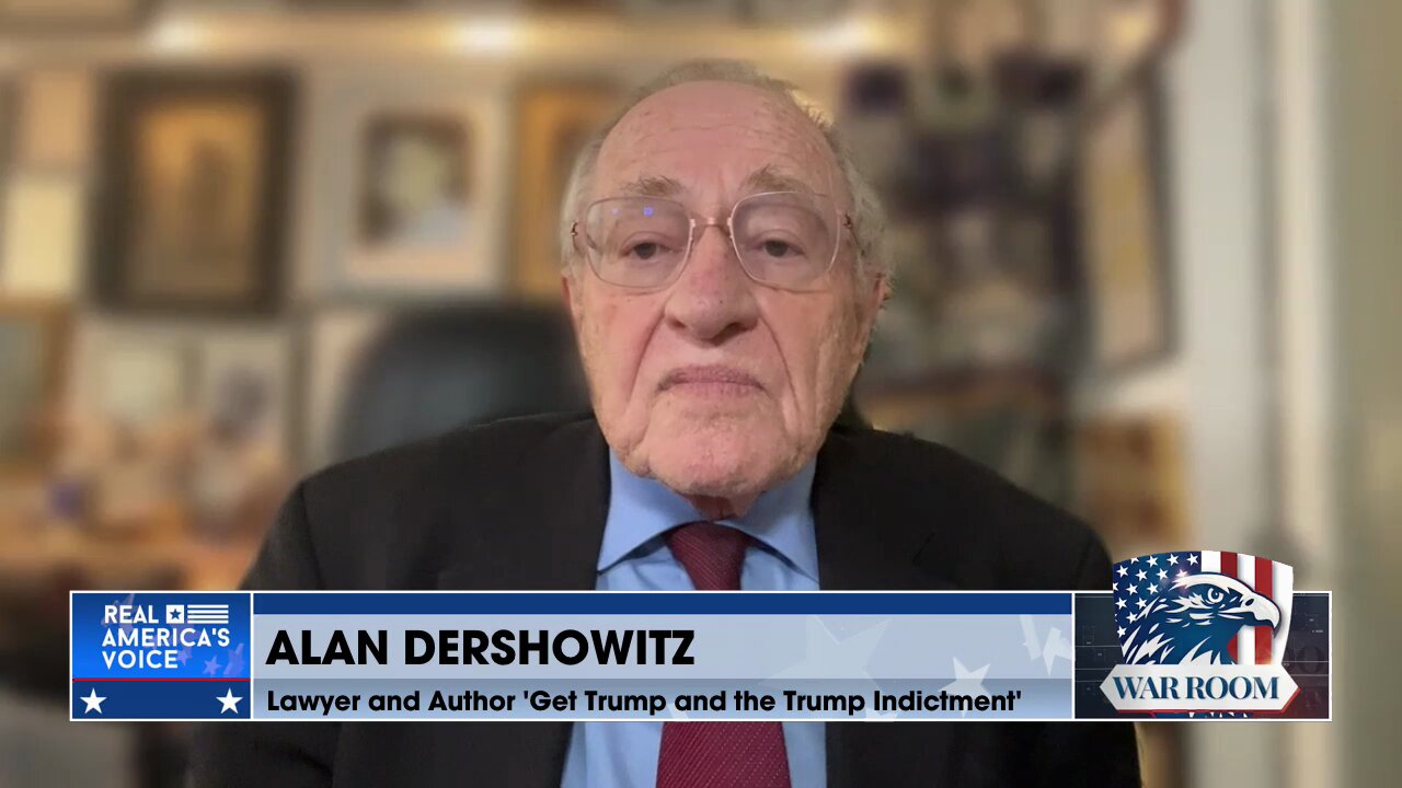 Liberal Media Cancels Dershowitz For Exposing Fraud Theory Alvin Bragg Concocted To Target Trump