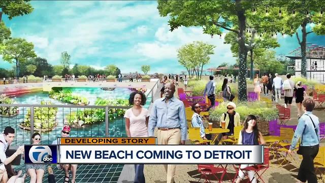 New beach coming to Detroit