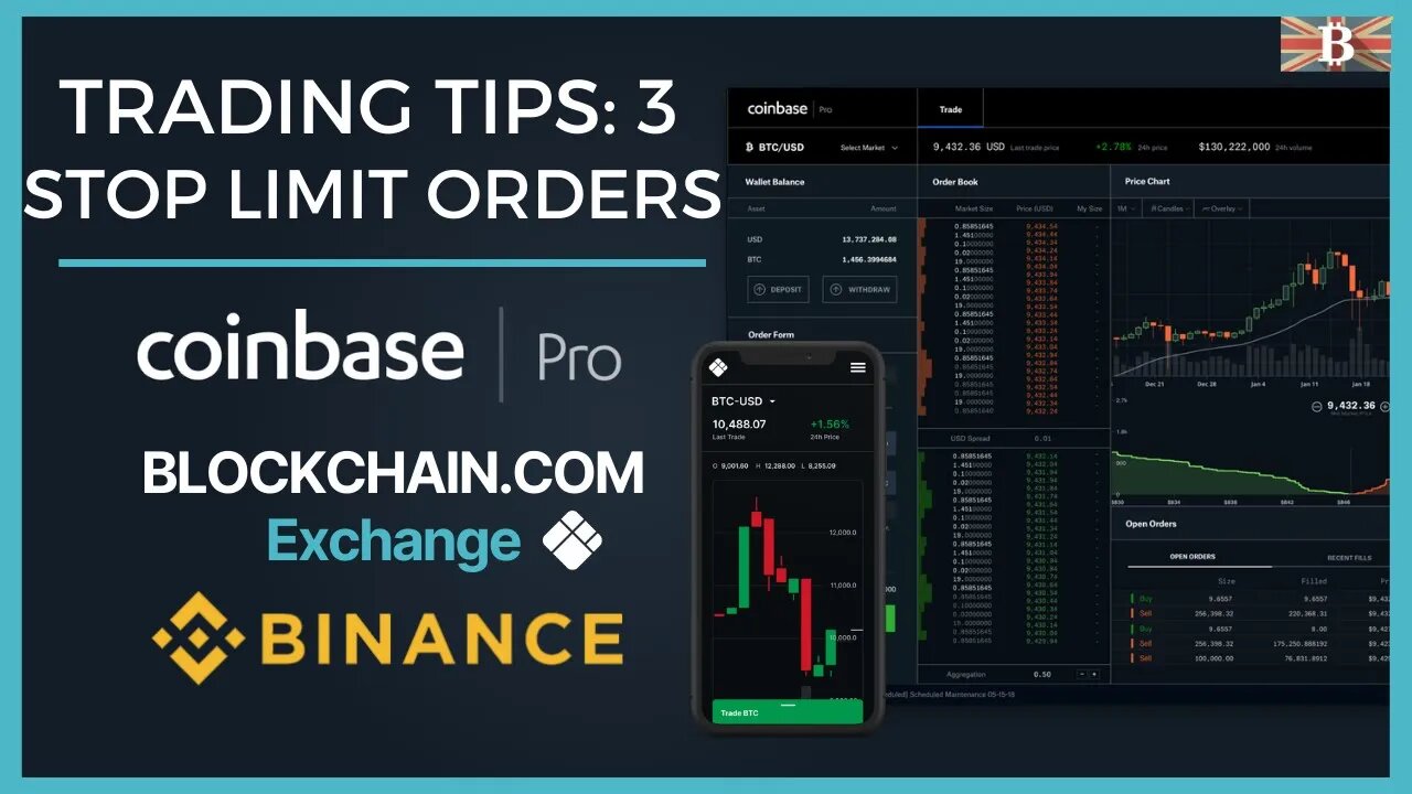 Crypto Trading Tip 3: Stop Limit Orders Explained - Coinbase Pro & Binance