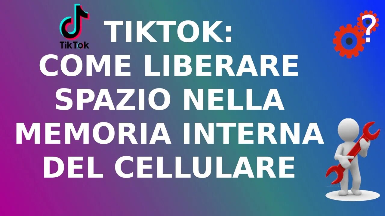 TikTok: come liberare spazio nella memoria interna del cellulare. Spiegato Semplice! Tutorial.Shorts