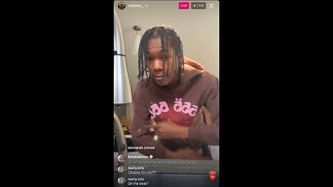 LUH TYLER IG LIVE: Luh Tyler Chilling at The Crib And Spits Hot Freestyle On Live (22/04/23)