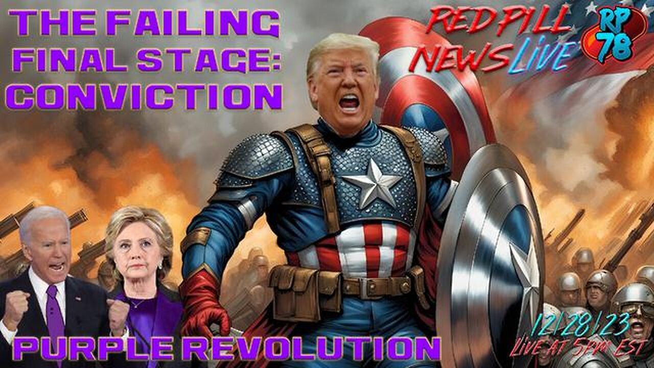 THE FAILING PURPLE REVOLUTION & THE RETURN OF TRUMP ON RED PILL NEWS LIVE