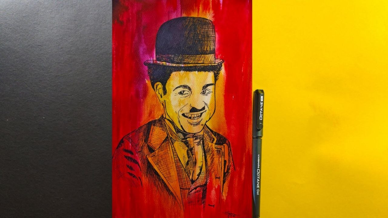 Charli Chaplin Drawing || @destiny artist