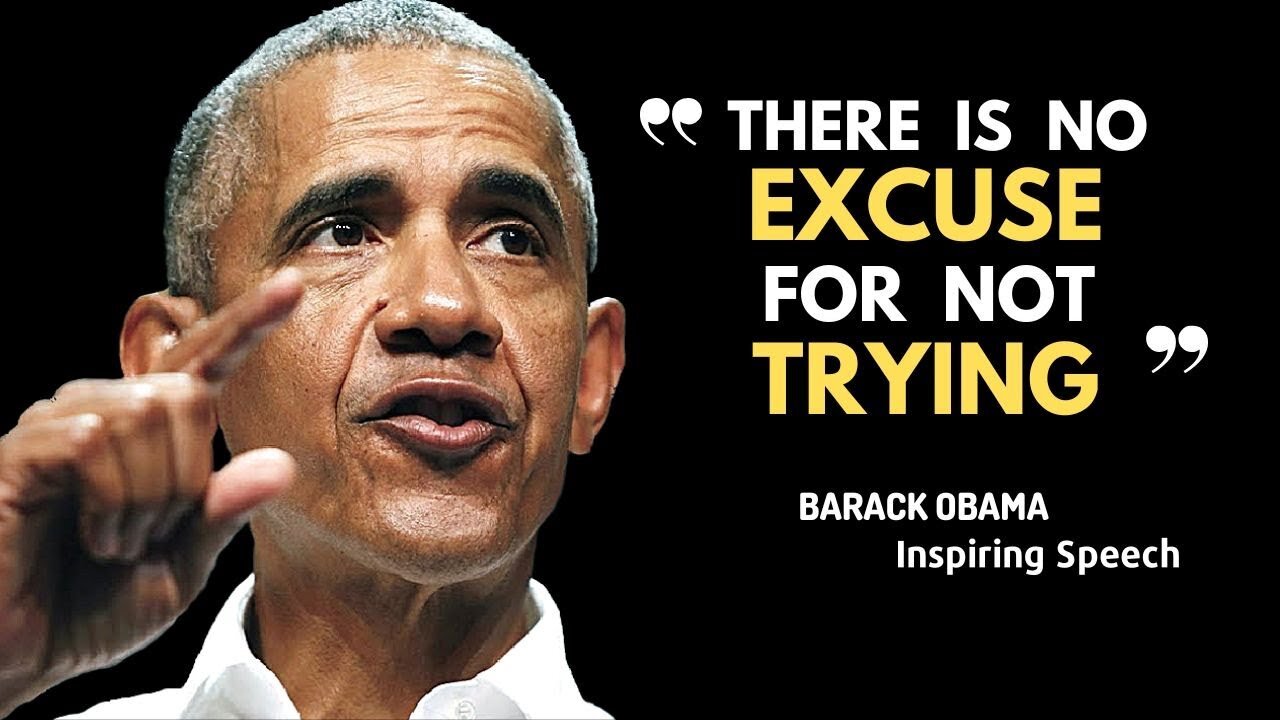 Bark Obama Inspirational Speech With English Subtitle _One best English Speech over 2023