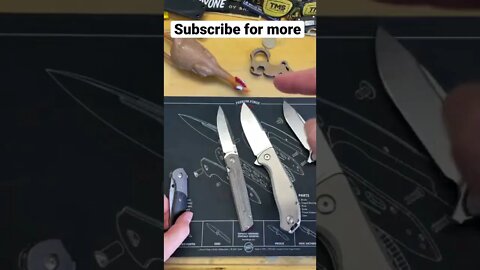 Knife sharpening toothy versus polished edges #Shorts #Knife #KnifeLife #KnifeKnowledge￼