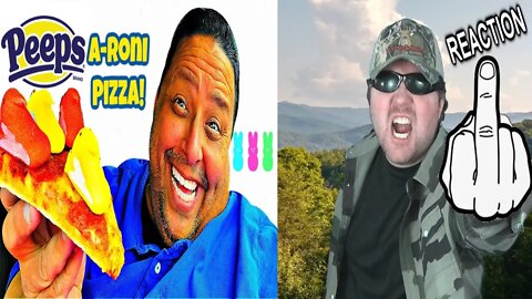 Peeps A-Roni Pizza Review! (JoeysWorldTour) REACTION!!! (BBT)
