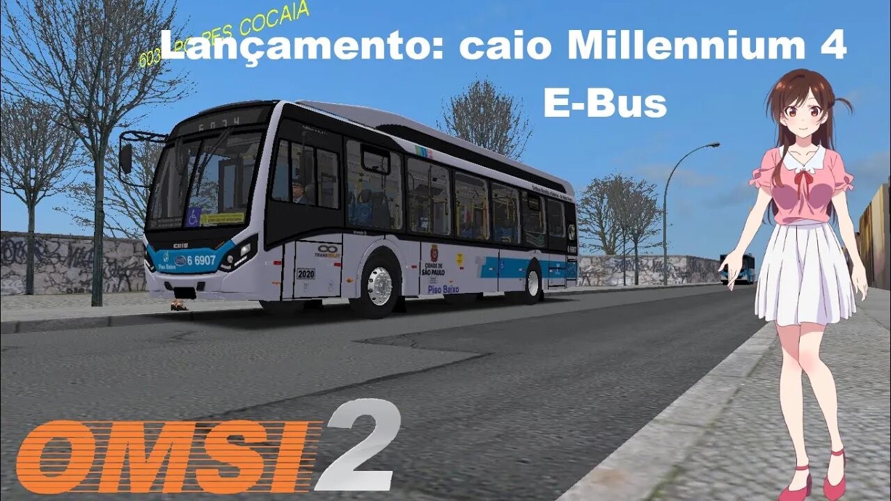 OMSI 2 - Lançamento de fim de ano| Caio M4 BYD D9W |Mapa Grajaú City 2 linha 6034| #Feliz2021