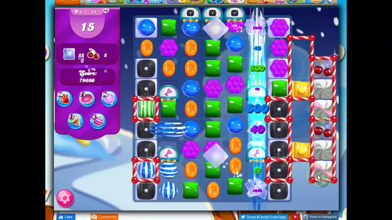 Winter Festival Level 14 Audio Talkthrough for Candy Crush