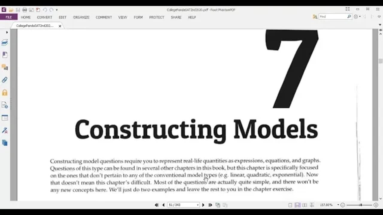 Chapter 7 (Constructing Models : Part 1, Q1 up to Q8) #Panda #SAT Exercise 2nd Edition