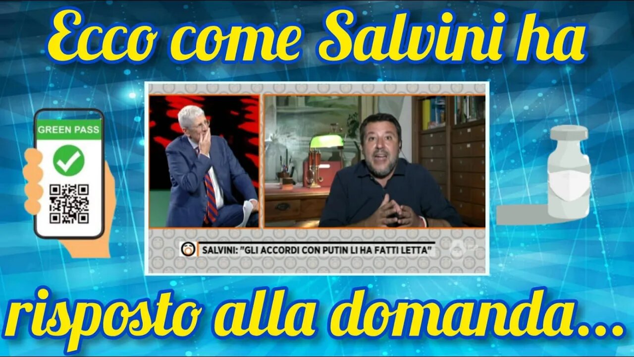 Sentite cosa ha detto Salvini da Giordano...