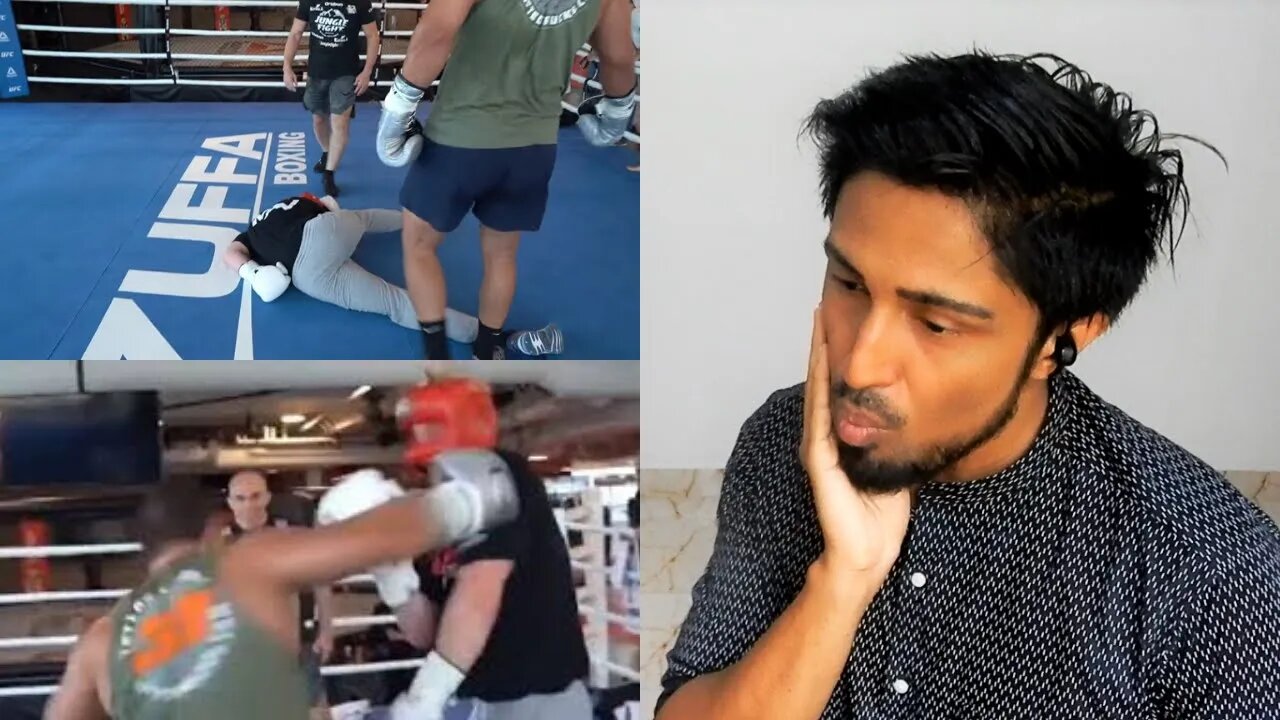 Logan Paul get knocked out cold by UFC fighter Paulo Costa REACTION