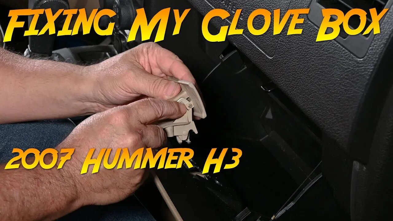 Replacing My Hummer H3 Glove Box Latch