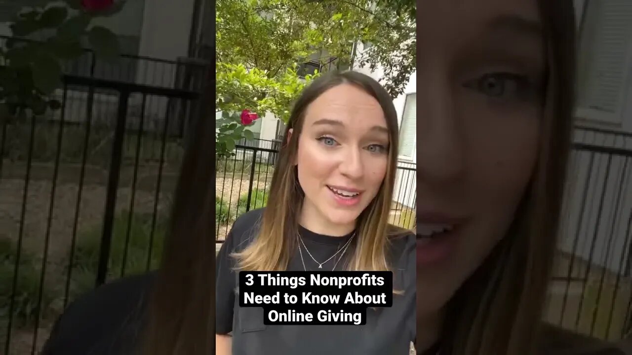 3 things #nonprofits need to know about online giving! ✨ #nonprofit #nonprofitfundraising #donation