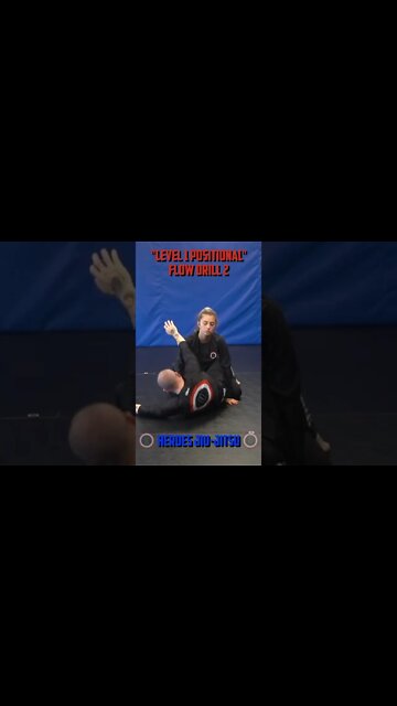 Heroes Training Center | Level 1 Jiu-Jitsu Positional Flow Drill 2 | Yorktown Heights NY #Shorts