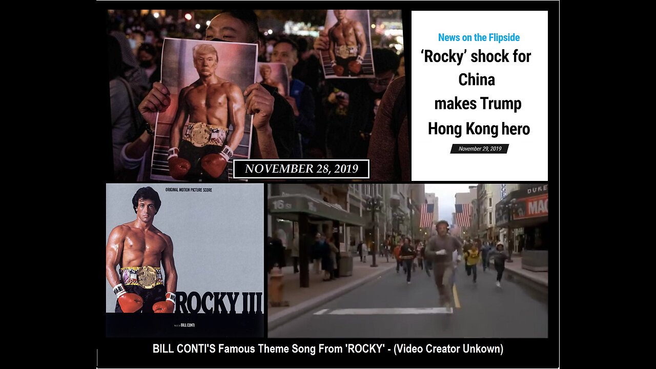 🐦 Thanksgiving 2022. Listening/Watching🎵Rocky 🎬 - BUT Remembering TrumpRocky III in 2019 💖