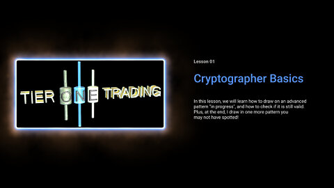 TierOneTrading - Cryptographer Ep1: Basic Pattern Drawing