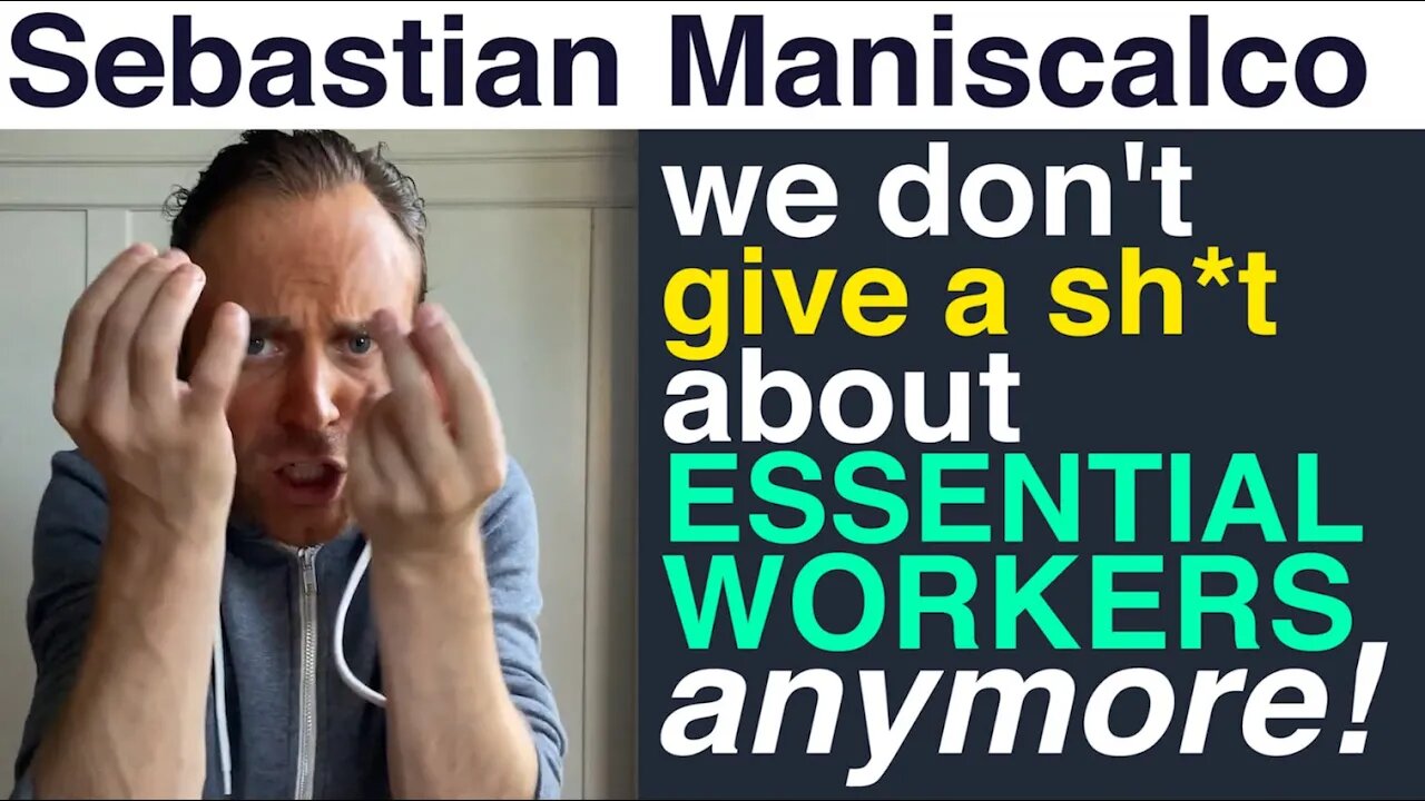 Sebastian Maniscalco: We don't care about Essential Workers anymore?!