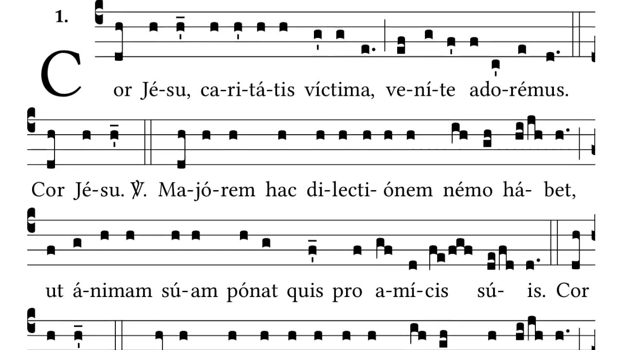 Cor Jesu, Caritatis Victima - Sacred Heart Responsory