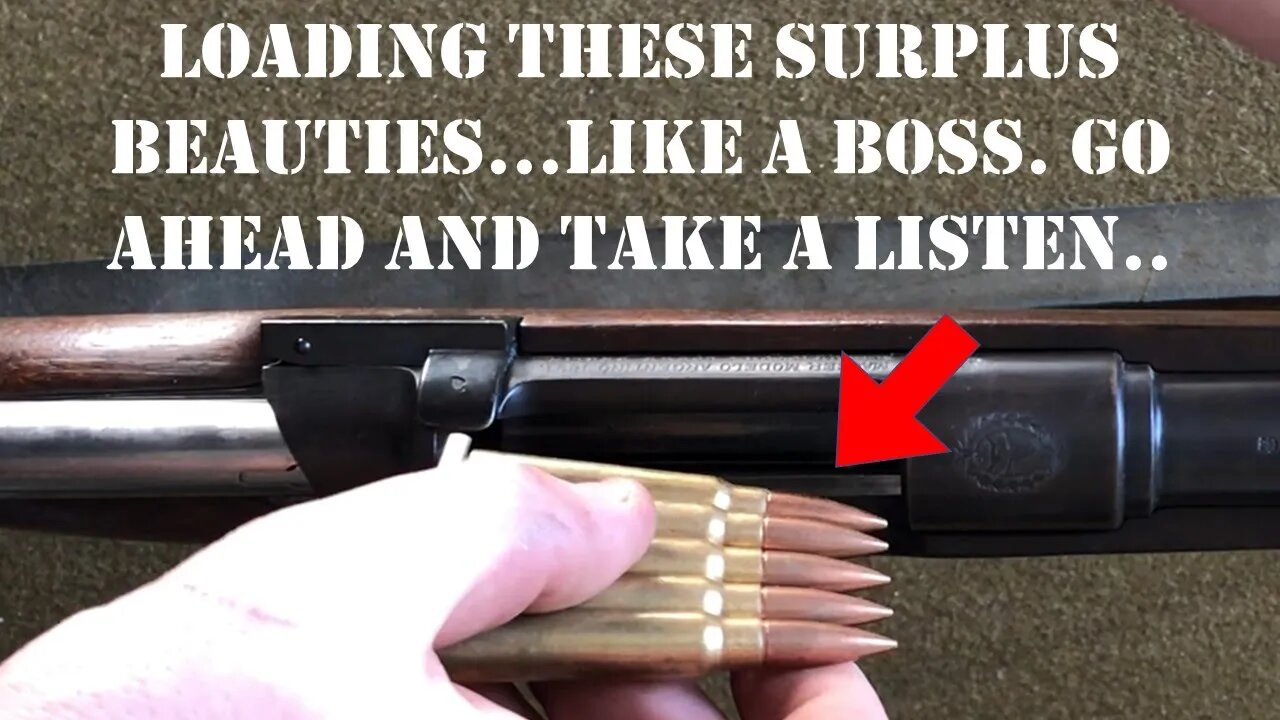 ASMR For Military Surplus Nerds: Loading Old Surplus Rifles.