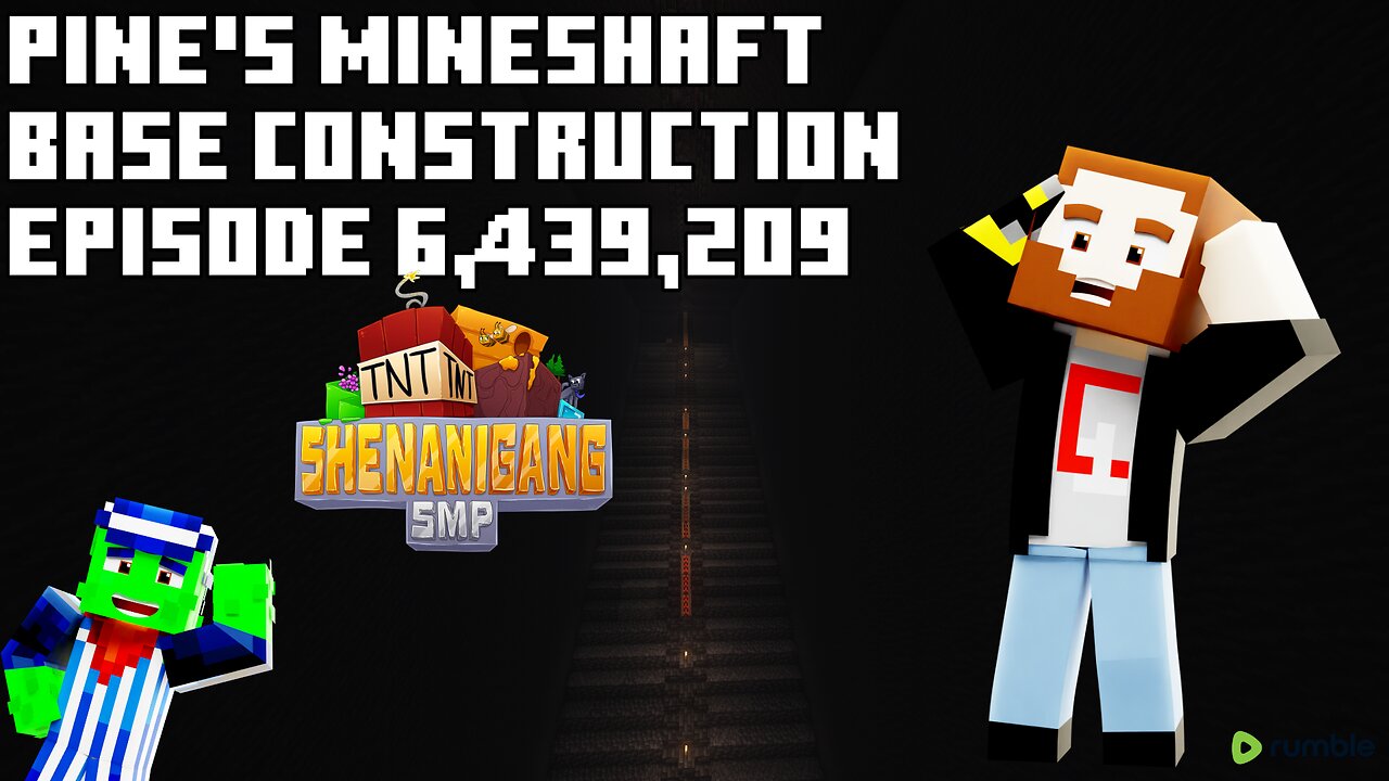 Concreting Pine's Mineshaft Base- Pine's Mineshaft Base Part 6,439,209! - Shenanigang SMP