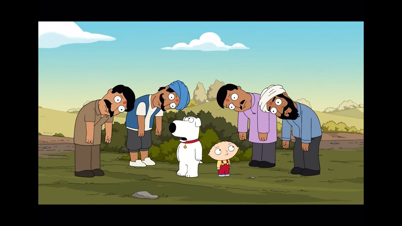 Family Guy Indian’s red dots