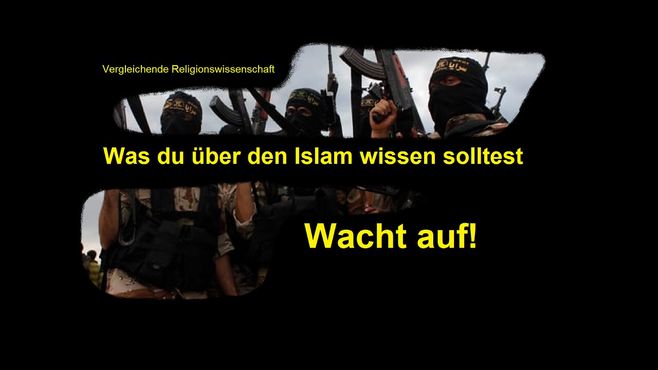 Was ihr über den ISLAM wissen müsst - es ist nicht das selbe, wie das Christentum - red pill